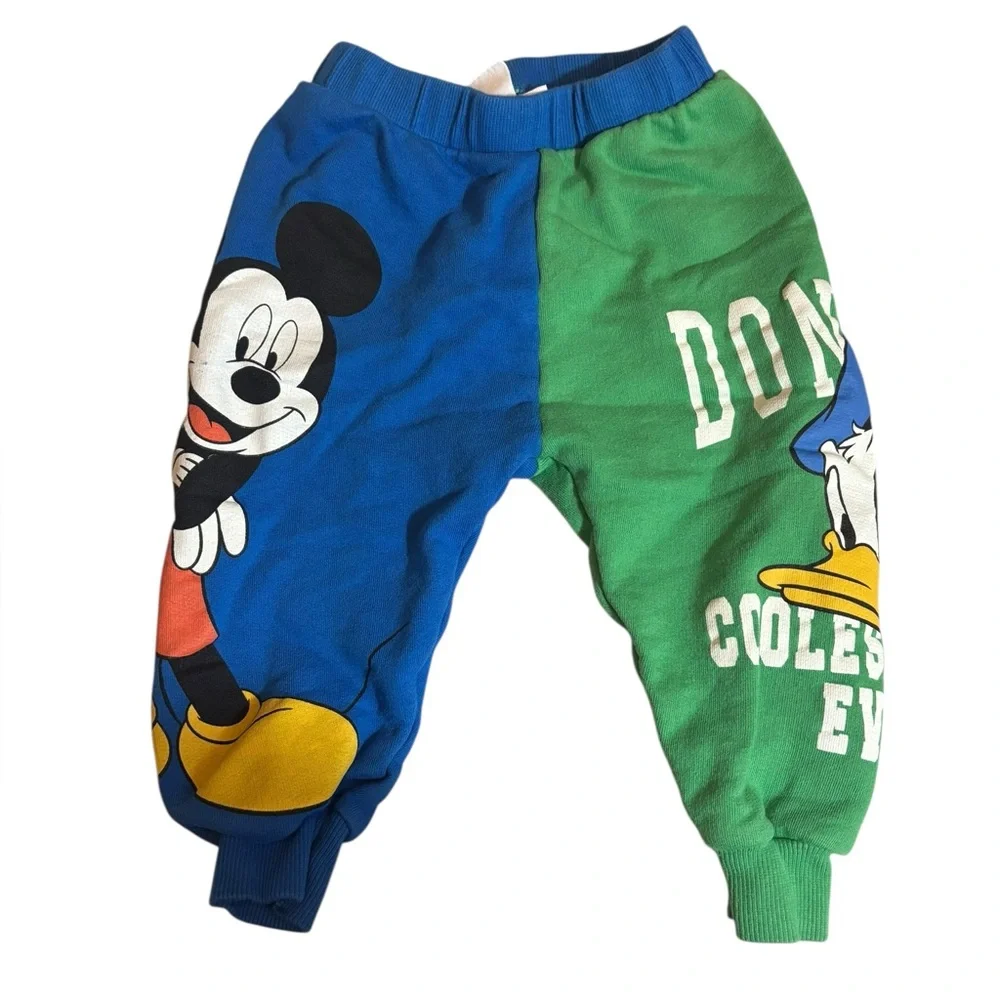Disney Zara | sweatpants Mickey Donald 2-3 years